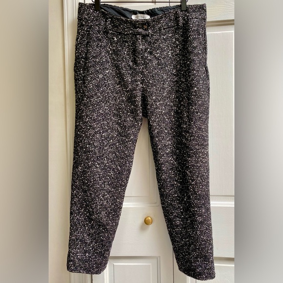 Yves Saint Laurent Black and White Tweed Women’s Pants. Waist 17” Inseam 27” - Picture 1 of 6
